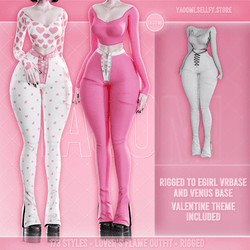Lover's Flame Outfit for VRChat
