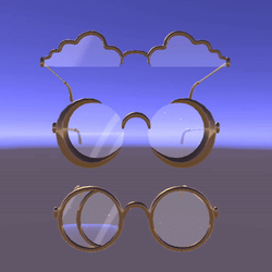 Starry Glasses 🌠 Inspired by Furality Somna ✨ Universal Assets