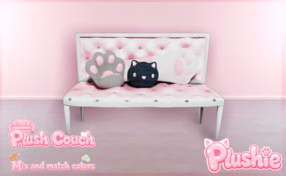 Plush Kitty Couch
