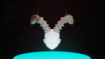 Bone Horns - 3D Model Asset