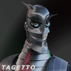 Phony Toni Robot - Rigged Blender 3D Model