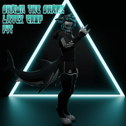 latex crop fit for Shawn the shark