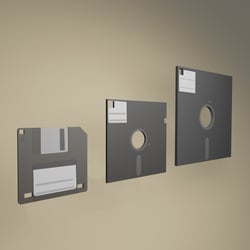 3D Floppy Disk Pack