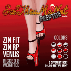 SeeThruMeNot Peeptoe