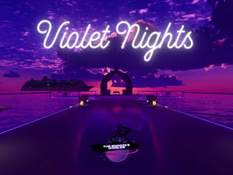 'Violet Nights' - VRCHAT WORLD (PC & QUEST)