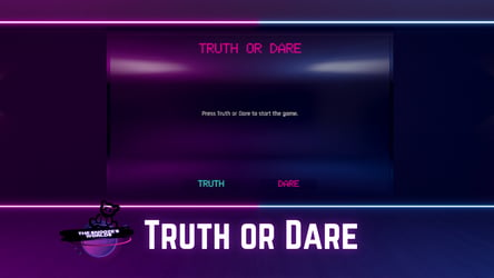 'Truth Or Dare Game' (VRChat World Asset)