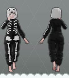 Skeleton Onesie (Zinfit)