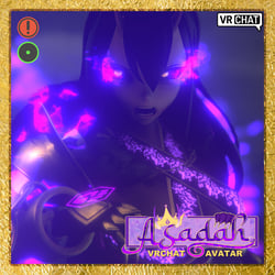 Asadah | VRChat Avatar [Green/Optimized][3.0][SPS][Interactive Outfit][J]