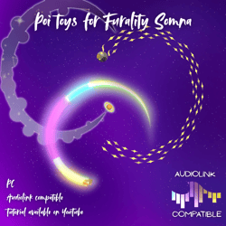 Poi toys for Furality Somna