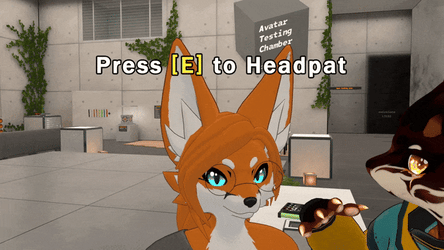 Headpat Interaction Text
