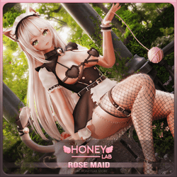 ♡ Rose Maid | PC Model for VRChat ♡