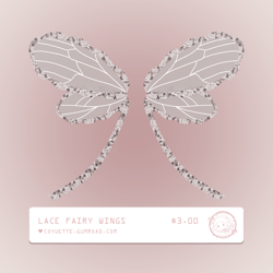 ˗ˏˋ lace fairy wings﹒VRChat asset﹒୨ৎ 
