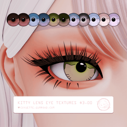 ˗ˏˋ kitty contact lens eye textures﹒VRChat asset﹒୨ৎ 
