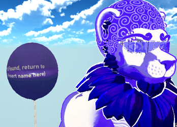 Balloon sign