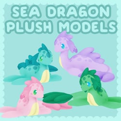 Sea Dragon Plush Models