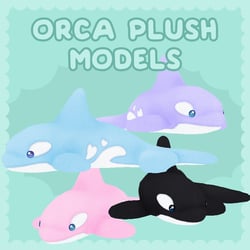 Orca Plush Models