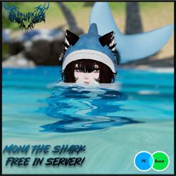 MONA THE SHARK FREE IN SERVER  (NSFW VERSION AVALIABLE)