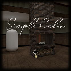 Simple Cabin - VRChat World Prefab
