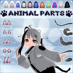 Animal Parts V1.1 | VRChat Avatar Asset [MA Ready]