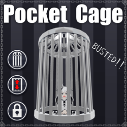 Pocket Cage V1.4 | VRChat Interaction Prop [MA Ready]