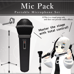 Anywhere Mic Pack V1.2 | VRChat Performance Prop [MA Ready]