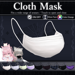 ClothMask V1.0 | VRChat Item [MA Ready]