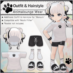 AnimaloungeWear V1.0 | VRChat Costume & Hairstyle [MA / Mochi Fitter Ready]