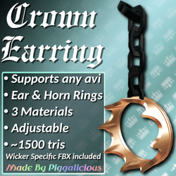 Crown Earring