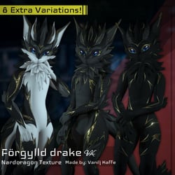 Förgylld drake - Nardoragon Texture