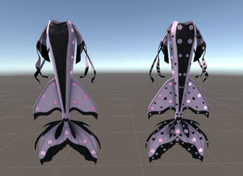 Cherry Blossom Retextures for the Nymari Mermaid Tail