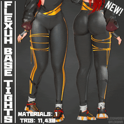 [Flexuh Base] Tights, Fishnets & Yoga Pants Set