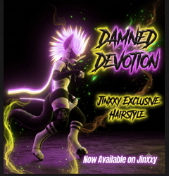 Free VRCFury Hair  - Devotion (Damned)