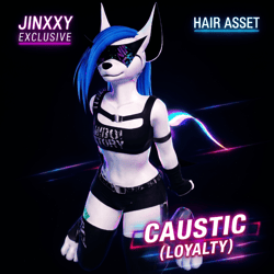 Free VRCFury Hair - Caustic (Loyalty)