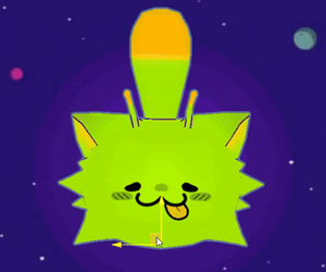 GLORPY THE ALIEN KITTY