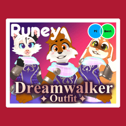 [VRChat] Dreamwalker Outfit (Skip4D Chibi)