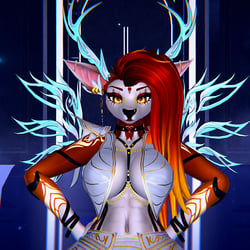 | Aurora Horse Equine/Deer | Vrchat avatar (Pc Only) |