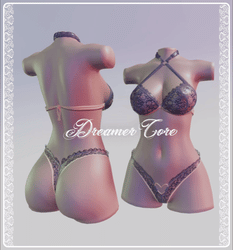 Dreamer Core - Underwear set Fitted for zinpia