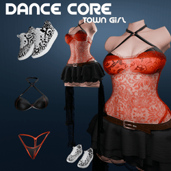 DanceCore - TownGirl - Zinpia  Egirl