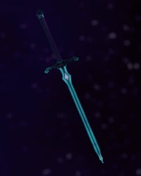 Sword Aquamarine - VRChat Prop Asset