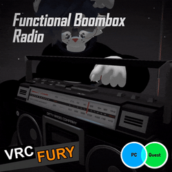 Functional Boombox Radio [JINXXY]