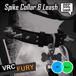 Spike Collar & Leash [VRCHAT]
