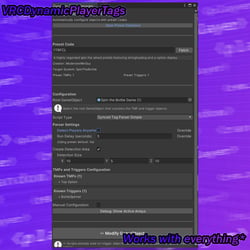 VRCDynamicPlayerTags - Dynamic Text Tag Replacement System