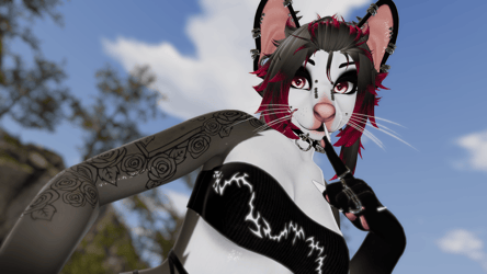  Tatted Opossum Pepper - Foxipaws Texture