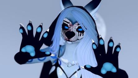 Ghostly Glow Kyoko - Foxipaws Texture