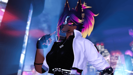 Neon Doberman Aurora Texture