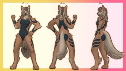 Arcanine texture for (Dante Canine/Wolf)
