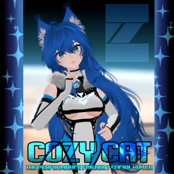 Cozy Cat - PC Avatar - Face Tracking -  Good Perf Version - Personal License Only