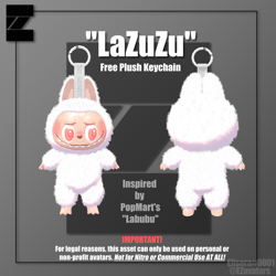 "LaZuZu" Plush Keychain - Free! - Personal Use Only
