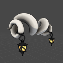 Lantern Curly Horns
