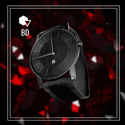 Leather watch